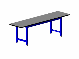 RTW SERIES WORK TABLE, ESD, 30"D x 96"W