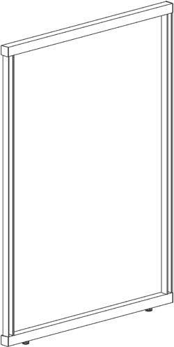 FRAME, SINGLE-SIDED, 72"W x 72"H