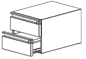 DOUBLE 6" DRAWER