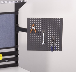PEG BOARD PANEL, DOUBLE ARM