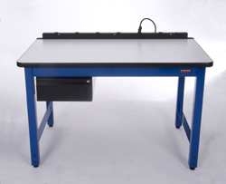 RTW WORK TABLE, ESD, 30"D x 72"W