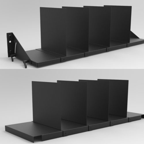 Universal Shelf Divider-Set Of 4 Dividers-UNIVERSAL SHELF DIVIDERS, 18D x  12 H, SET OF 4