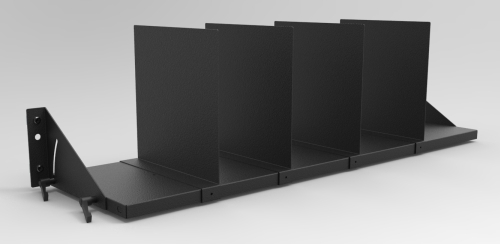 Universal Shelf Divider-Set Of 4 Dividers-UNIVERSAL SHELF DIVIDERS, 18D x  12 H, SET OF 4